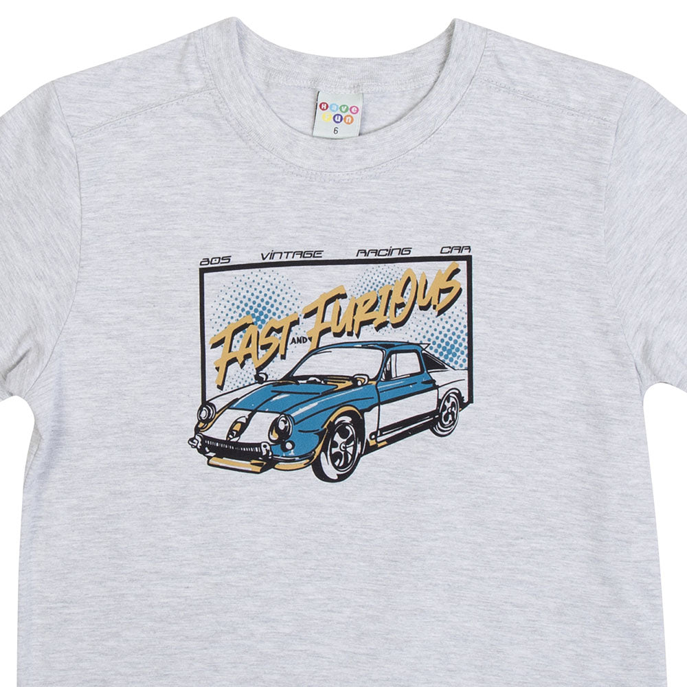 Camiseta Infantil Menino Vintage Meia Malha - Have Fun