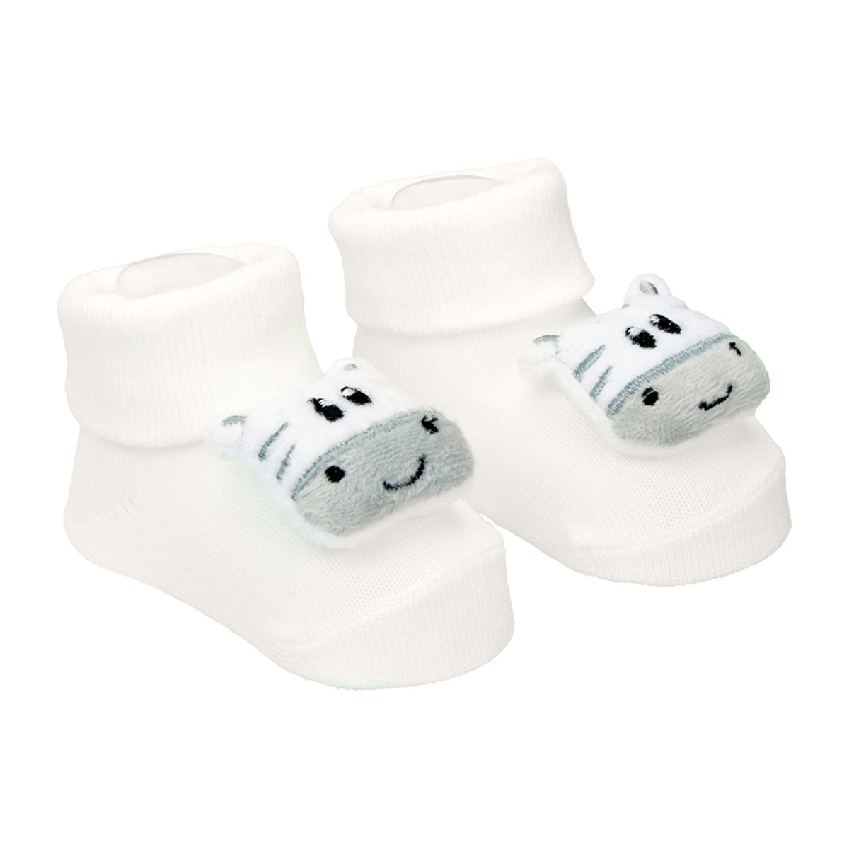 Meia Bichinho Bebê Unissex 00-15 Zebra - Pimpolho