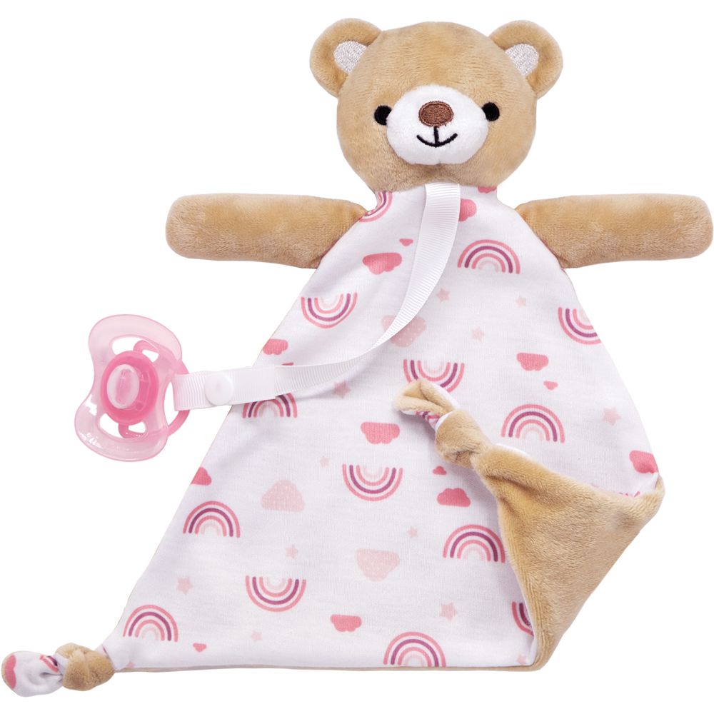 Naninha Com Prendedor de Chupeta Urso - Buba