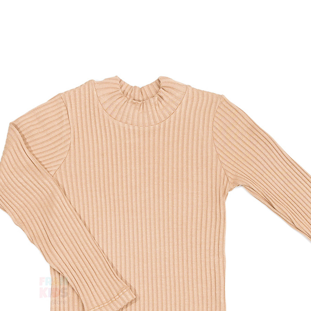 Blusa Manga Longa Infantil em Viscose Canelada - Have Fun