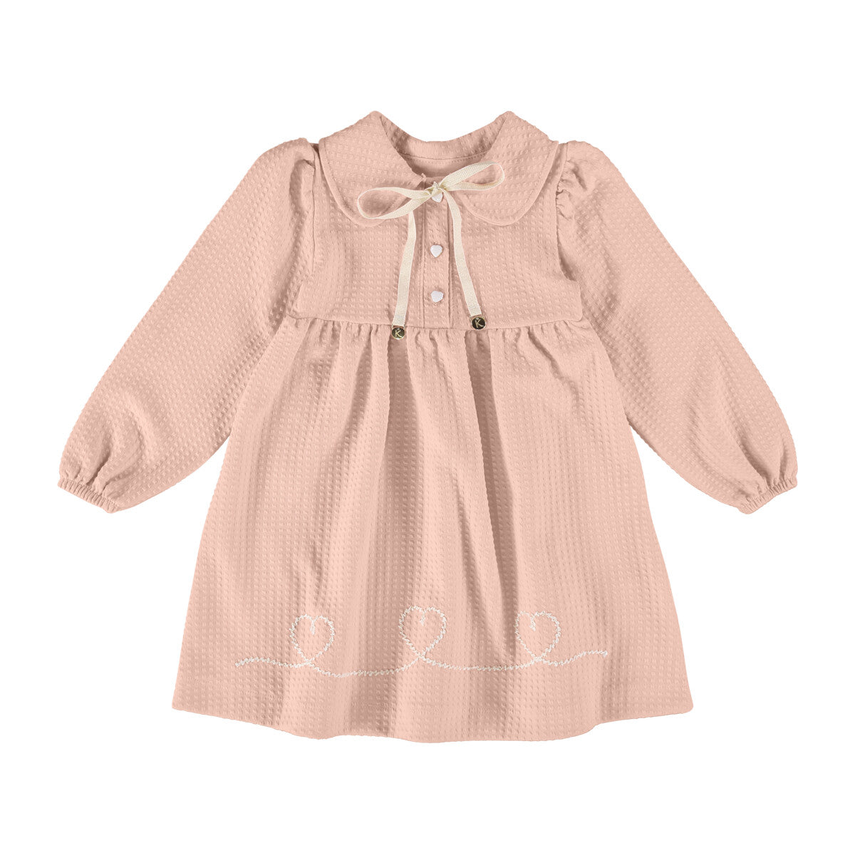 Vestido Infantil Malha Quadriculada - Kiki Xodó