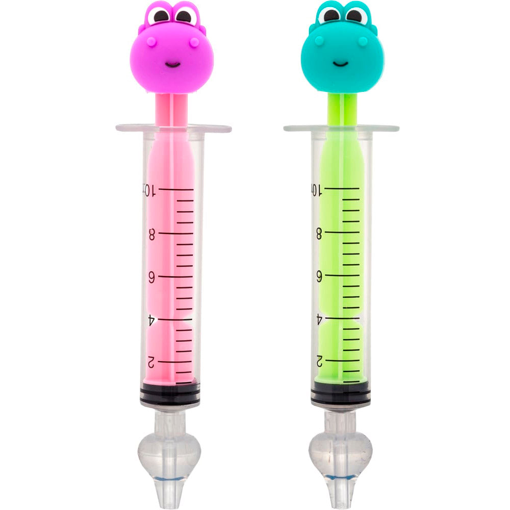 Seringa Lavador Nasal Infantil Dino C/ Ponta em Silicone - Buba