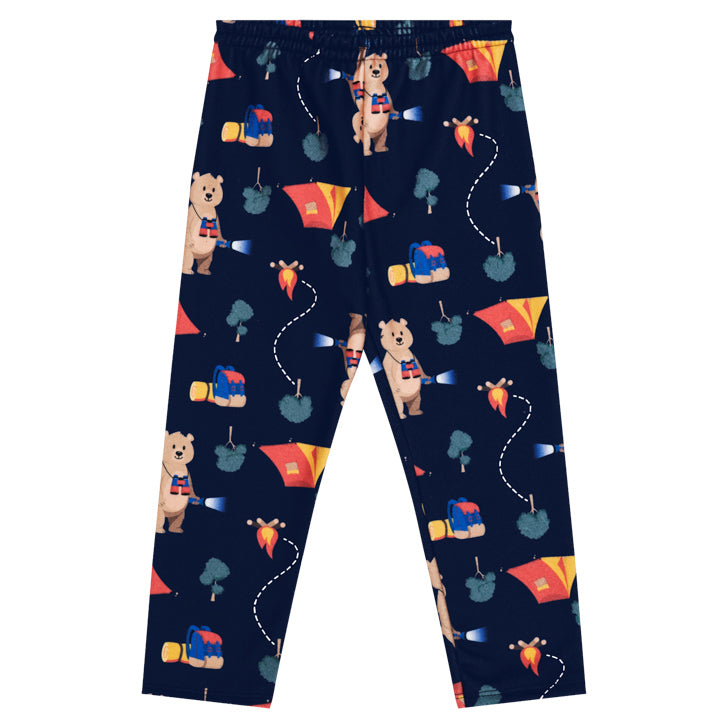 Pijama Infantil Moletom e Soft Brilha no Escuro Urso - Kyly