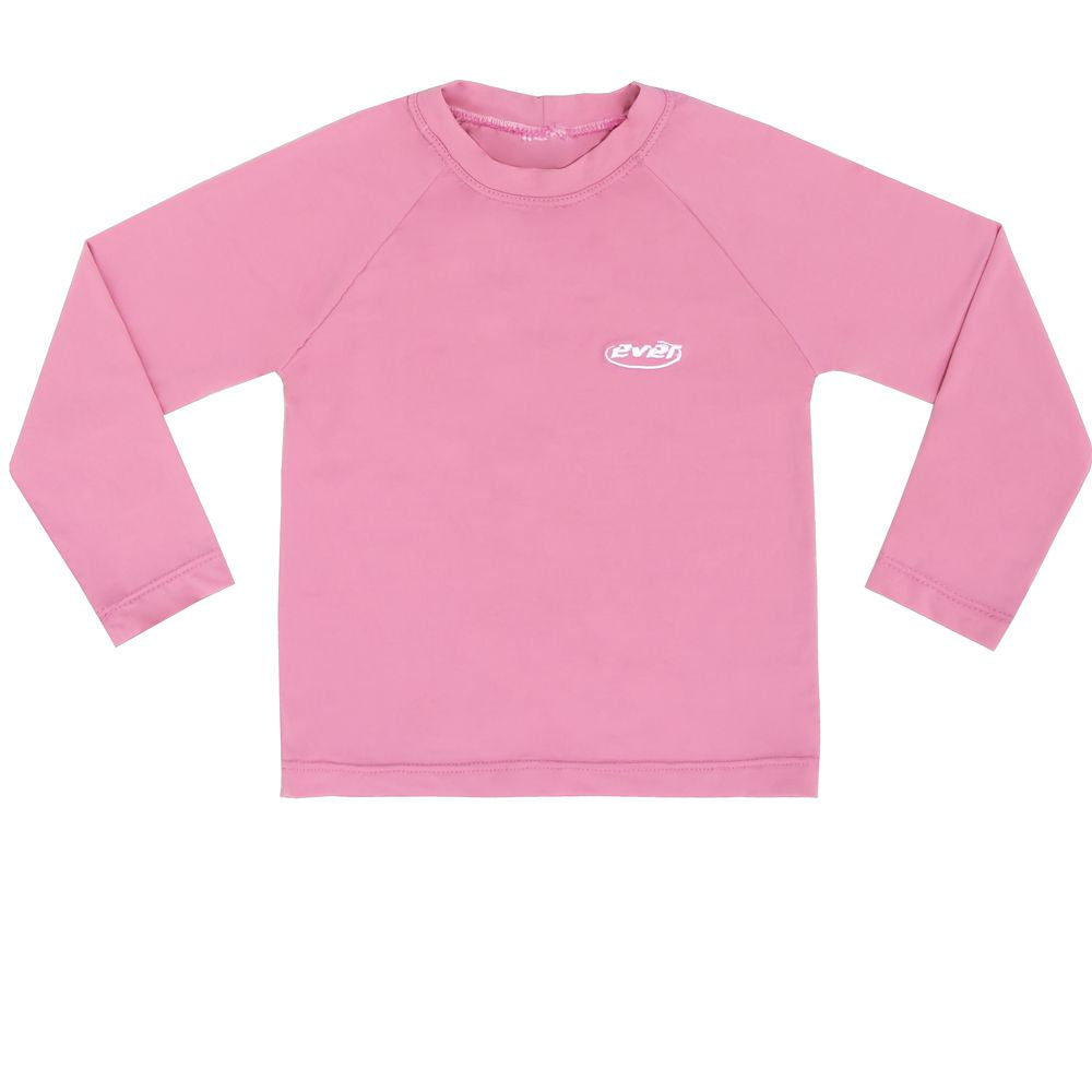 Camiseta Blusa Infantil Com Proteção UV 50+ Lisa - Everly