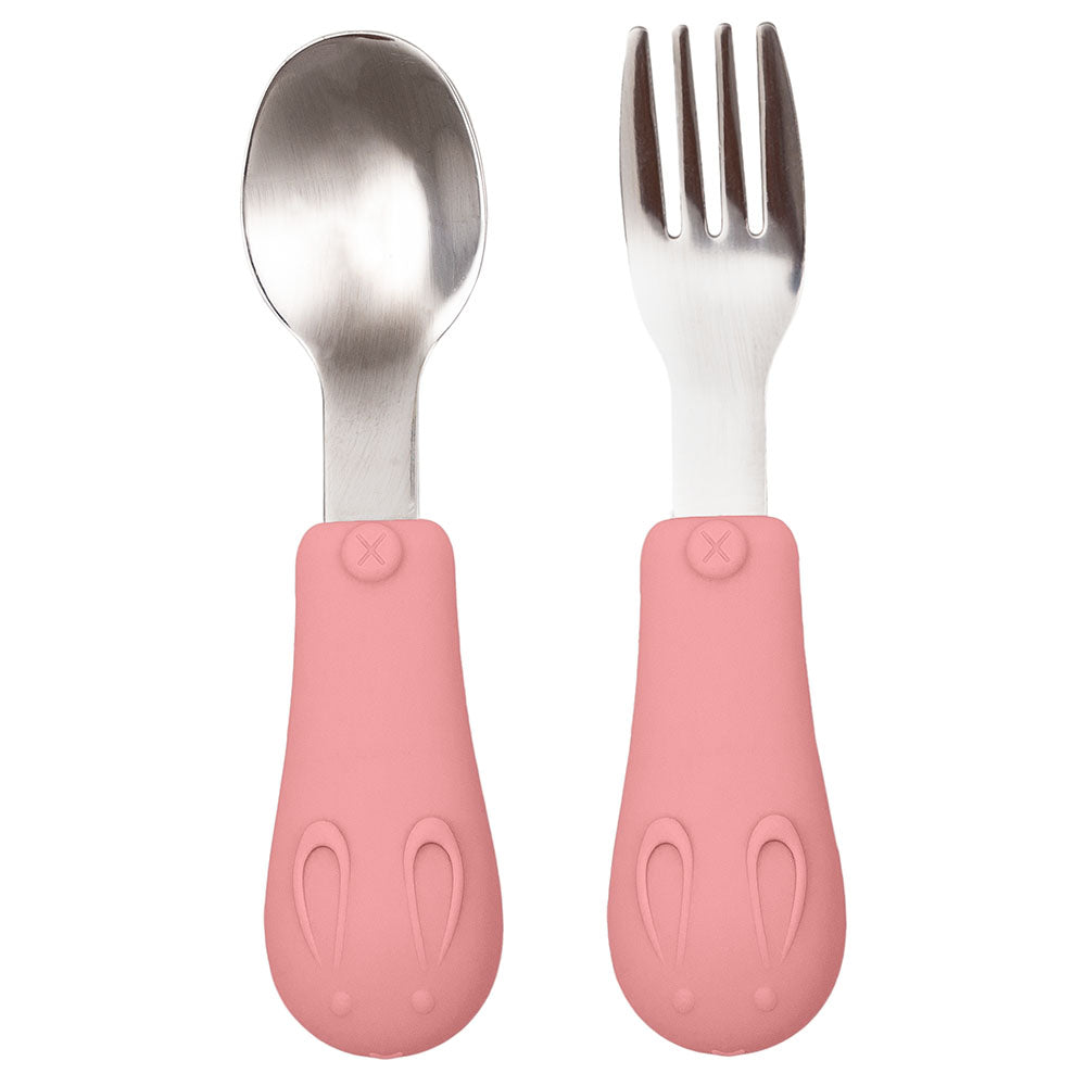 Kit Talher Bebê em Silicone e Inox (6m+) - Buba