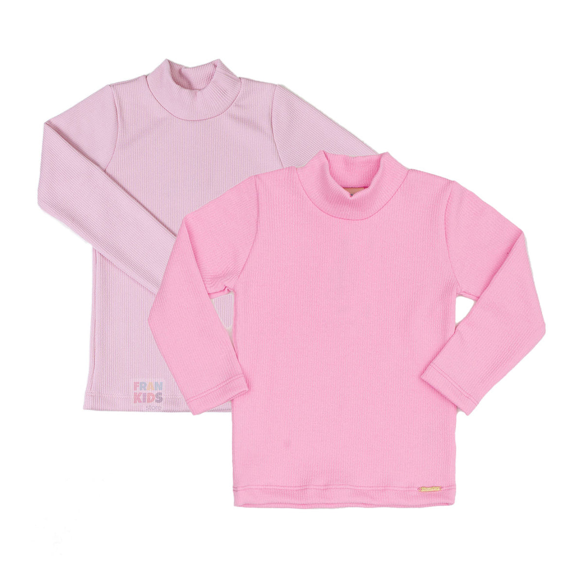 Blusa Gola Alta Canelado Enrugado - Have Fun