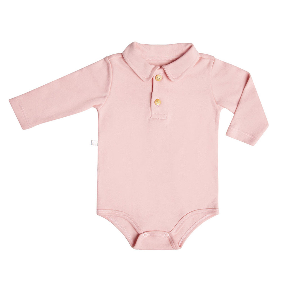 Body Manga Longa Bebê Unissex Gola Polo Suedine - Have Fun