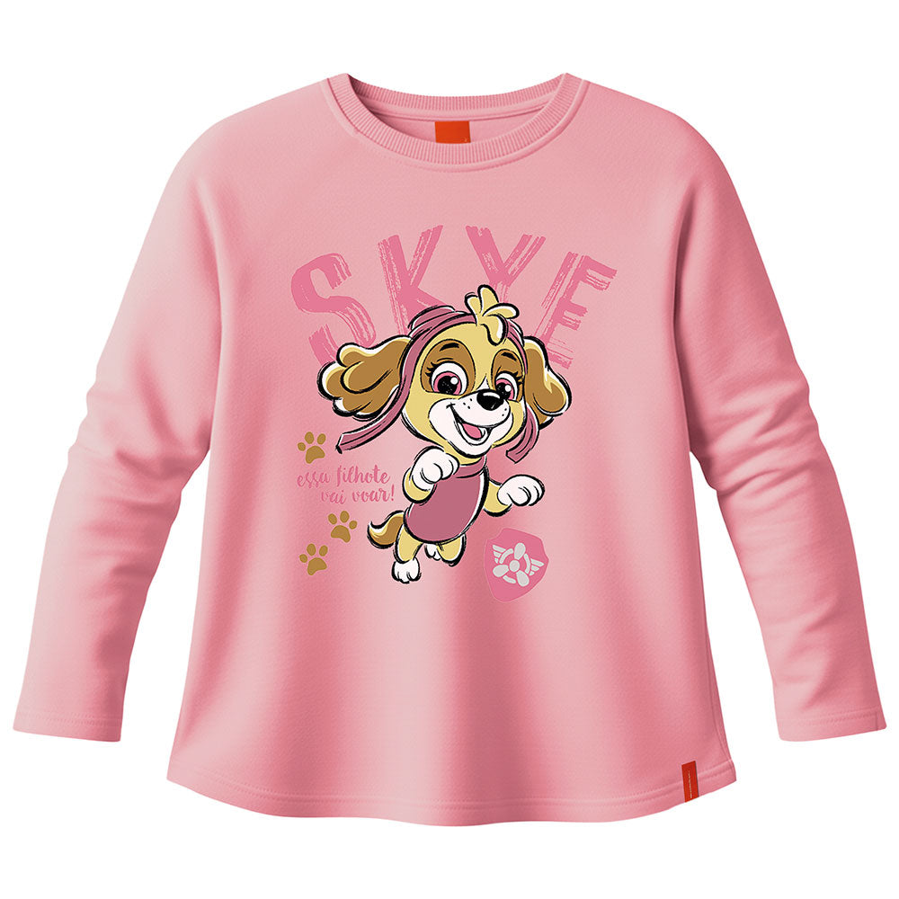 Blusa Menina Manga Longa Patrulha Canina Skye - Malwee Kids