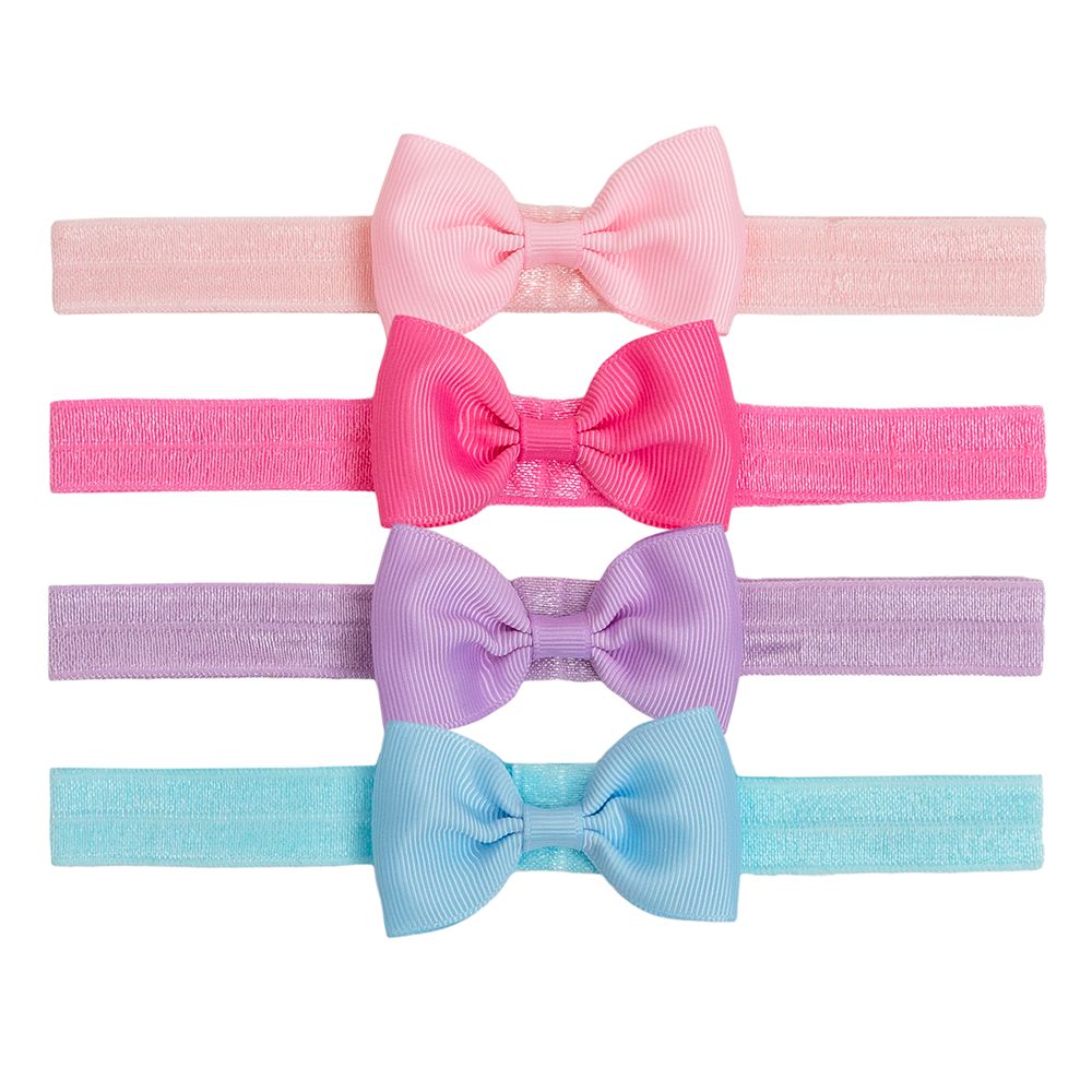 Kit 4 Faixinhas Com Laço Bebê - Buba