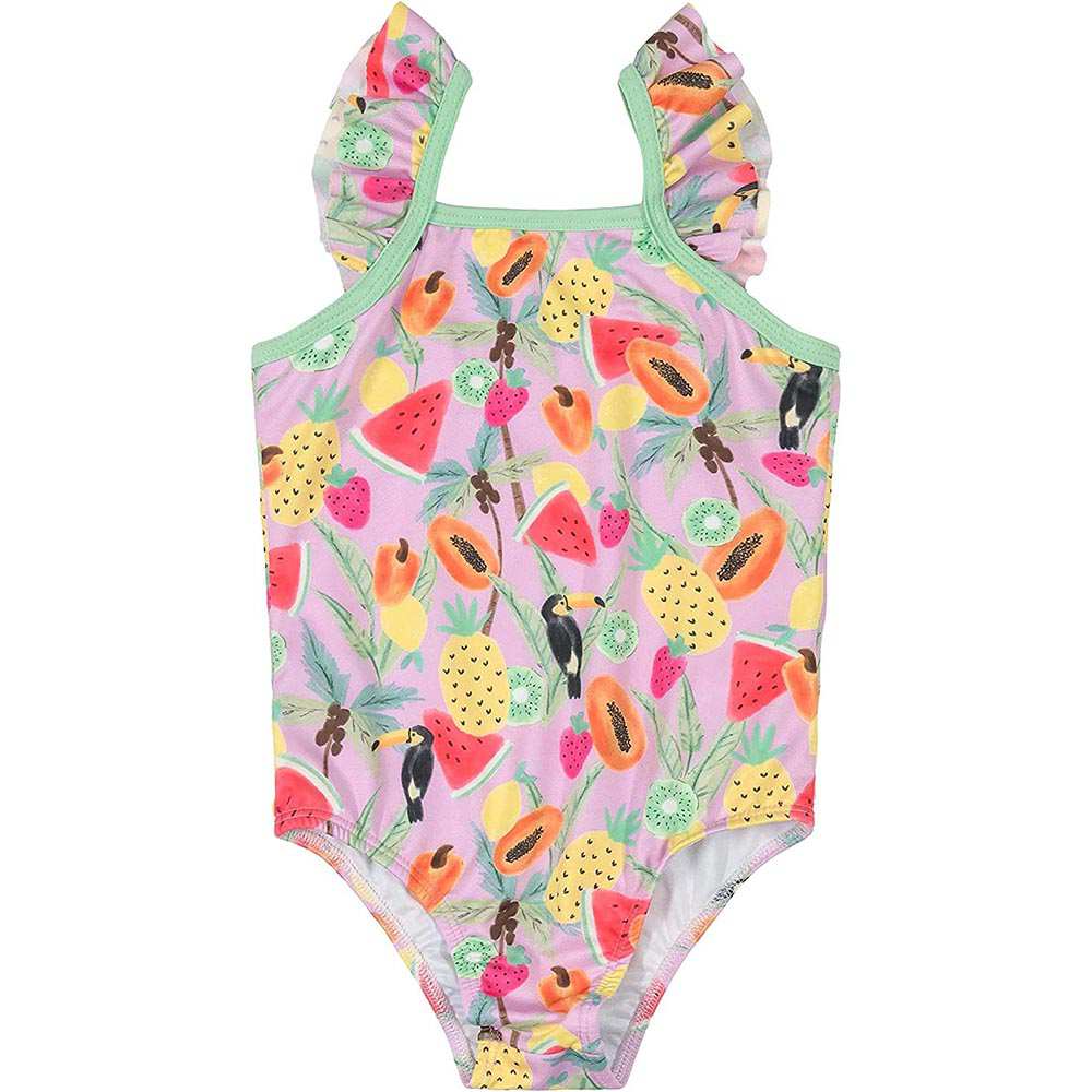 Maiô Em Malha Sublimada Frutas Com Proteção UV - Up Baby