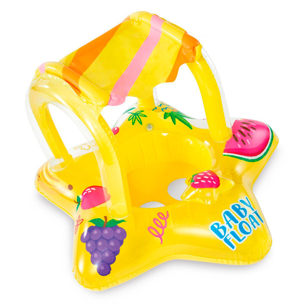 Boia Baby Bote Inflável Kiddie Com Cobertura Frutas - Intex