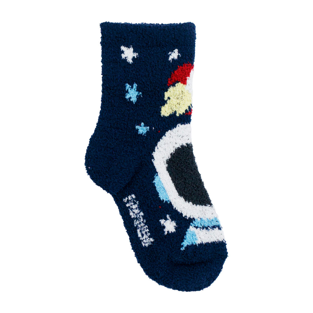 Meia Felpuda Infantil Menino 26-30 Astronauta - Pimpolho