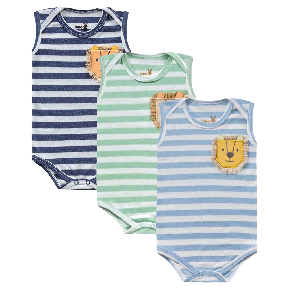 Body Regata Bebê Menino Leão - Kiko Baby