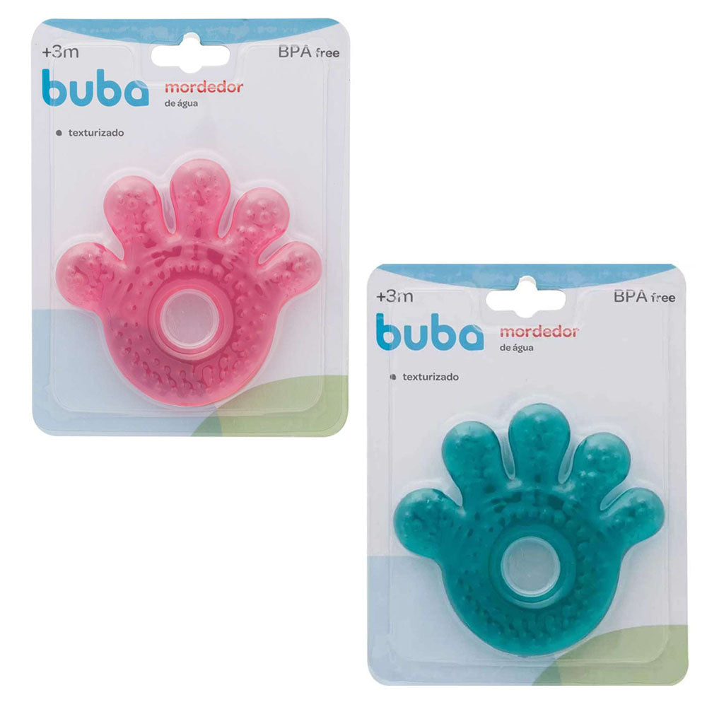 Mordedor Bebê Com Água Mãozinha - Buba