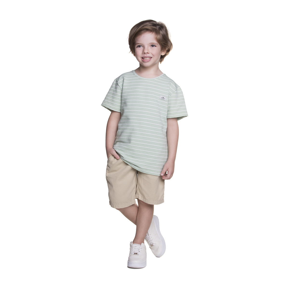 Bermuda Infantil Menino Clean Sarja Tinta - Have Fun