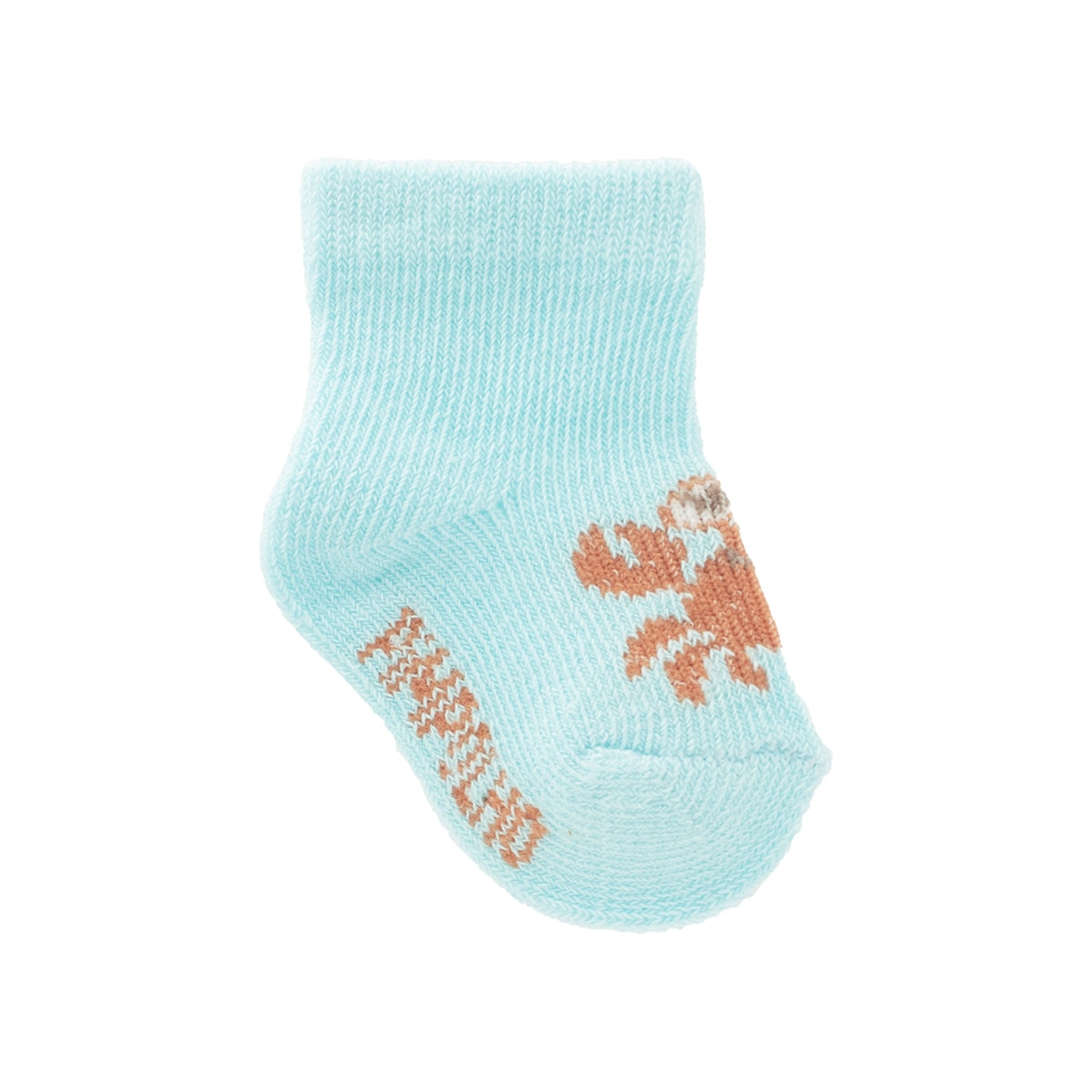 Kit 3 Pares Meia Cano Médio Bebê Menino Zero Caranguejo - Pimpolho