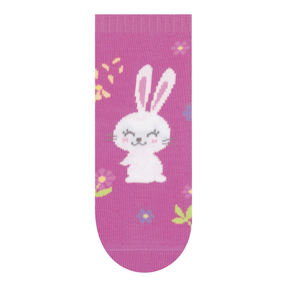 Meia Antiderrapante Bebê Menina Coelhinha - Selene