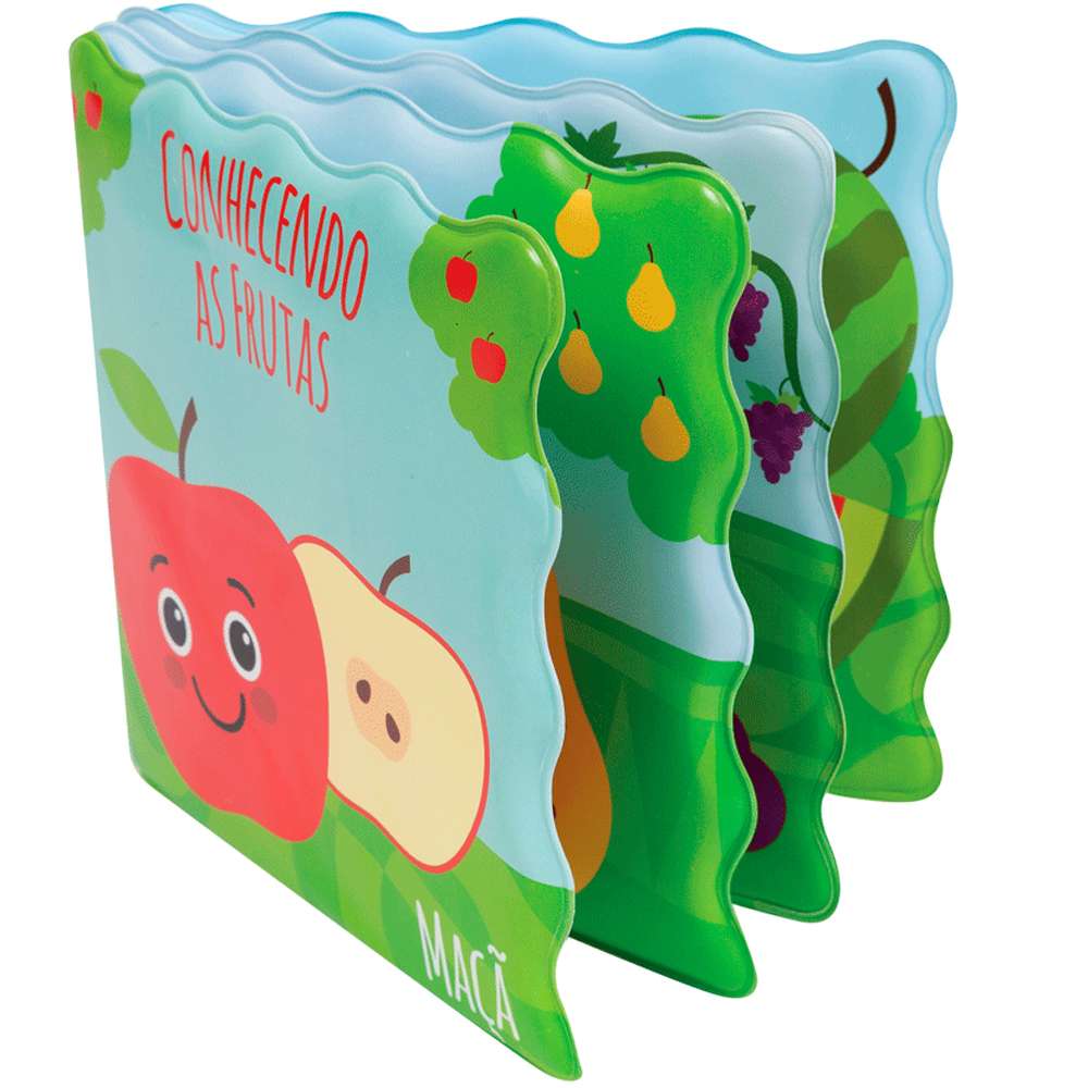 Livro de Banho Bebê Conhecendo as Frutas - Buba