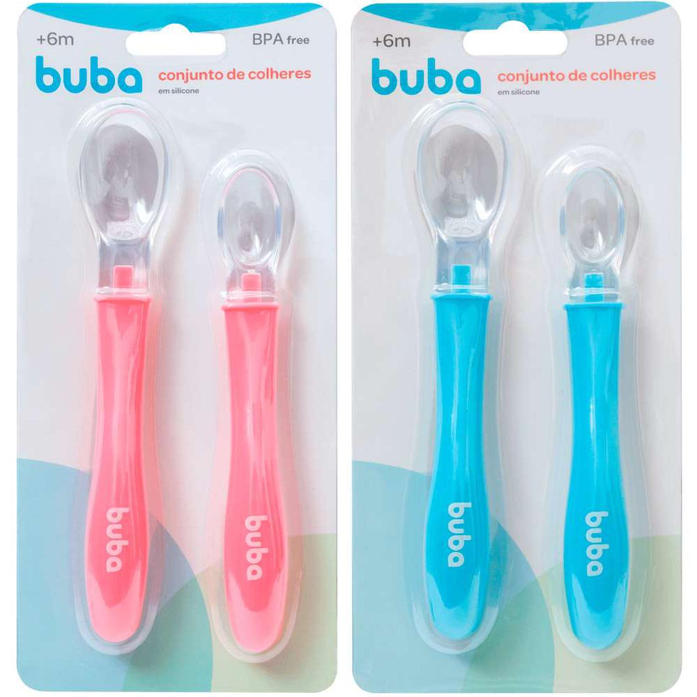 Colheres em Silicone (6+ Meses) - Buba