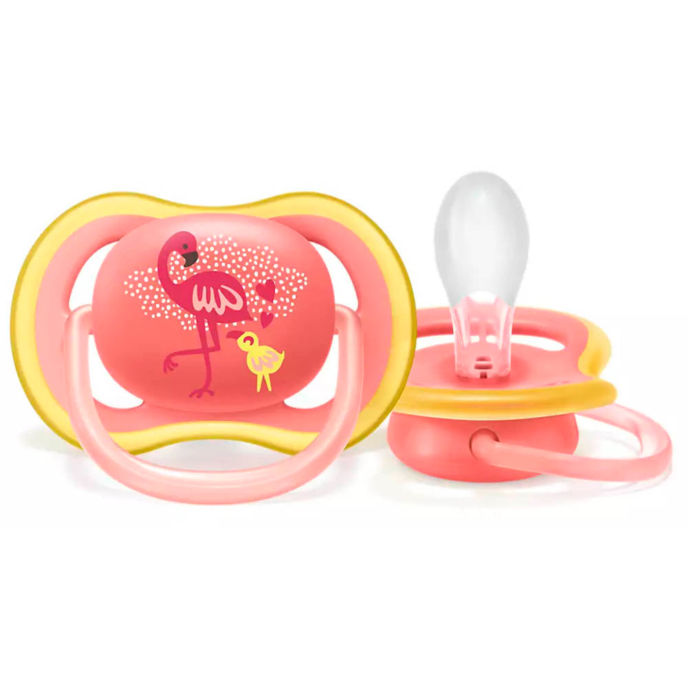 Chupeta Ultra Air (6 a 18 Meses) Flamingo - Avent