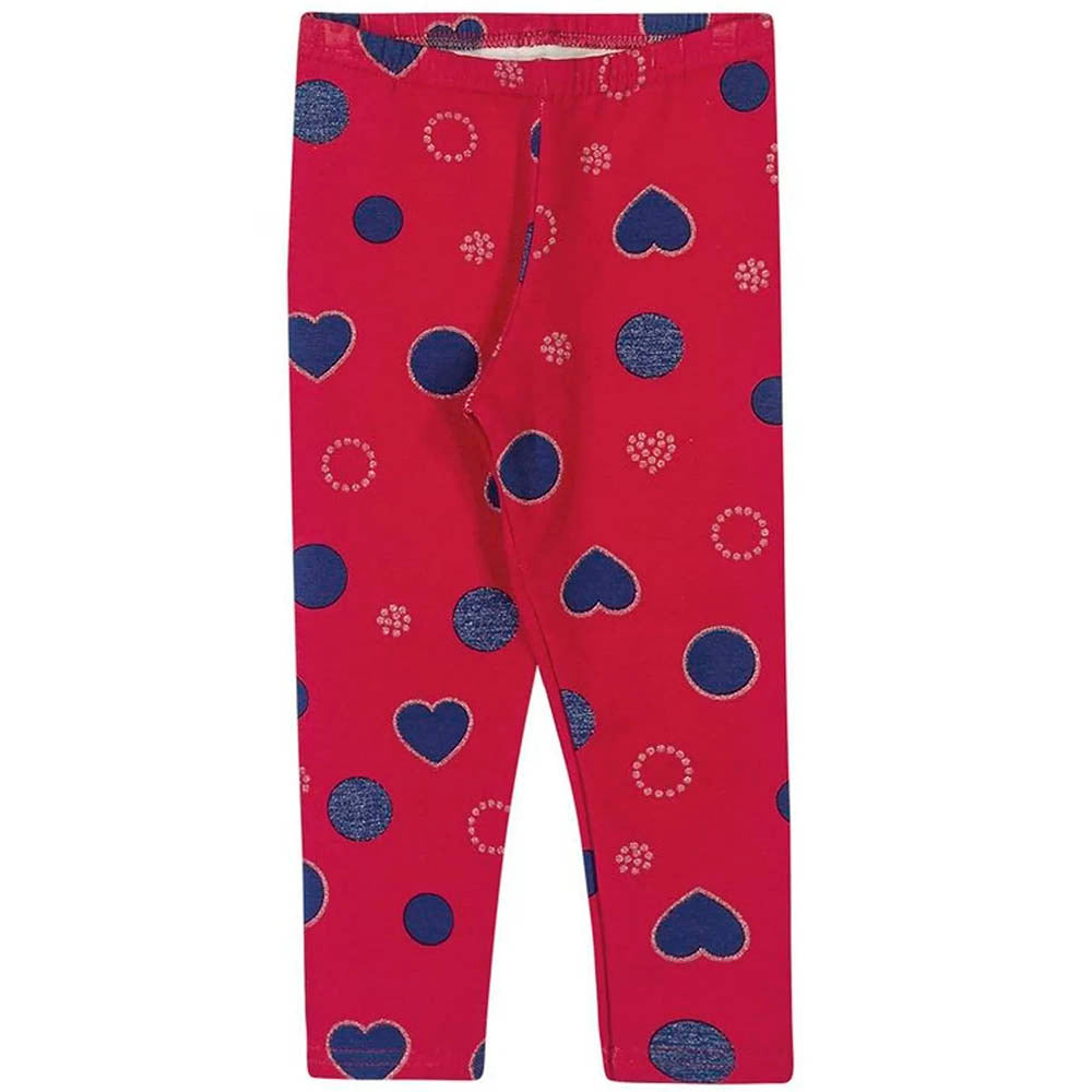 Calça Legging Peluciada em Molecotton Vermelho - Elian