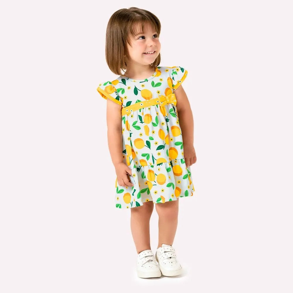 Vestido Infantil Menina Limões - Kyly