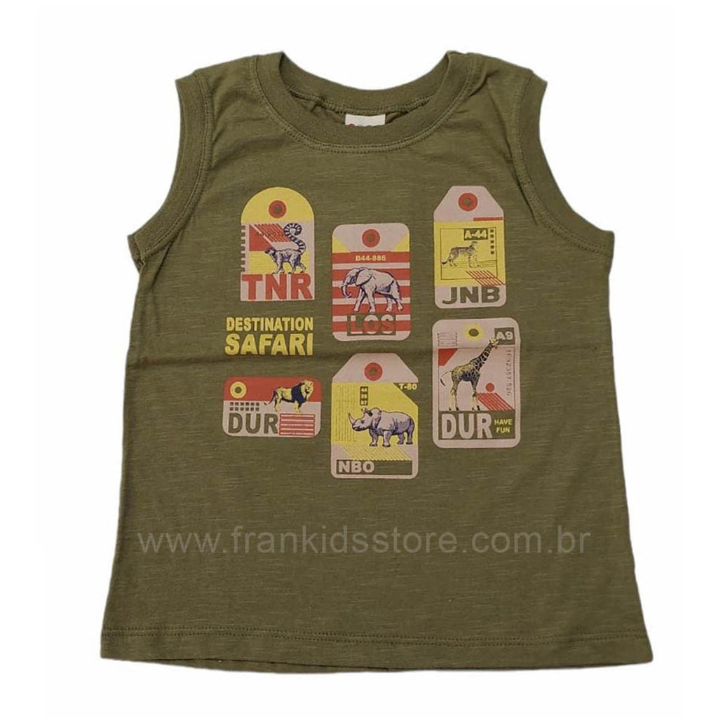 Regata Flamê Safari Verde - Have Fun