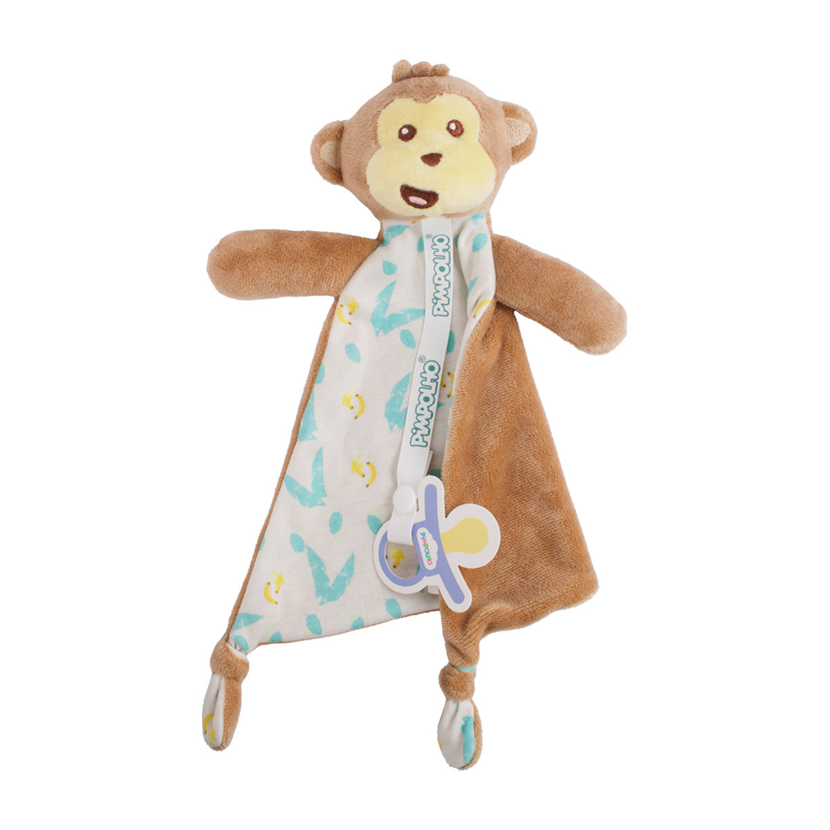 Naninha Bebê Soft Marrom Macaco - Pimpolho