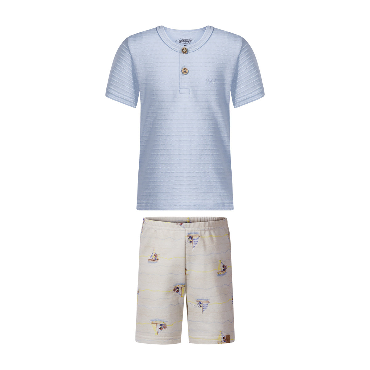 Conjunto Bebê Menino Malha Texturizada e Moletom - Alakazoo
