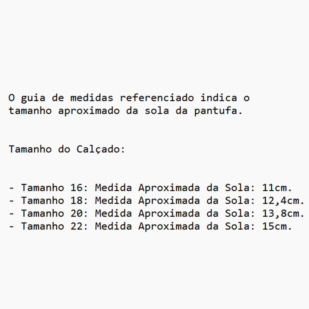 Pantufa Bebê Sapatinho Sola Emborrachada - Ferpa