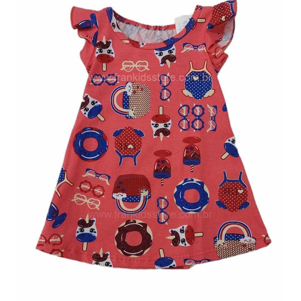 Vestido Bebê Unicórnio - Doces