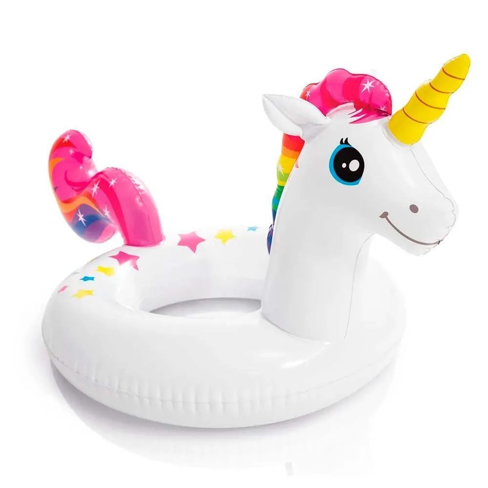 Boia Inflável Infantil Com Cabeça Zoo Grande - Intex