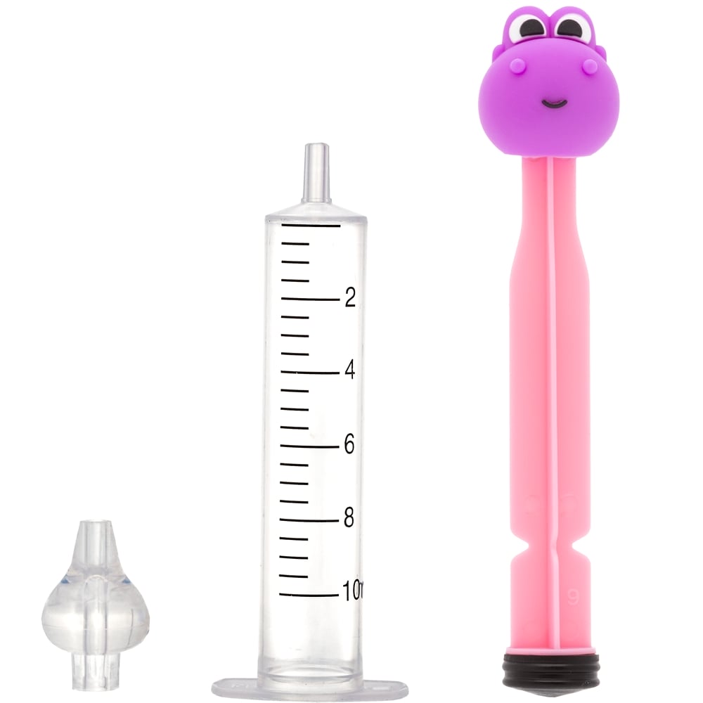 Seringa Lavador Nasal Infantil Dino C/ Ponta em Silicone - Buba