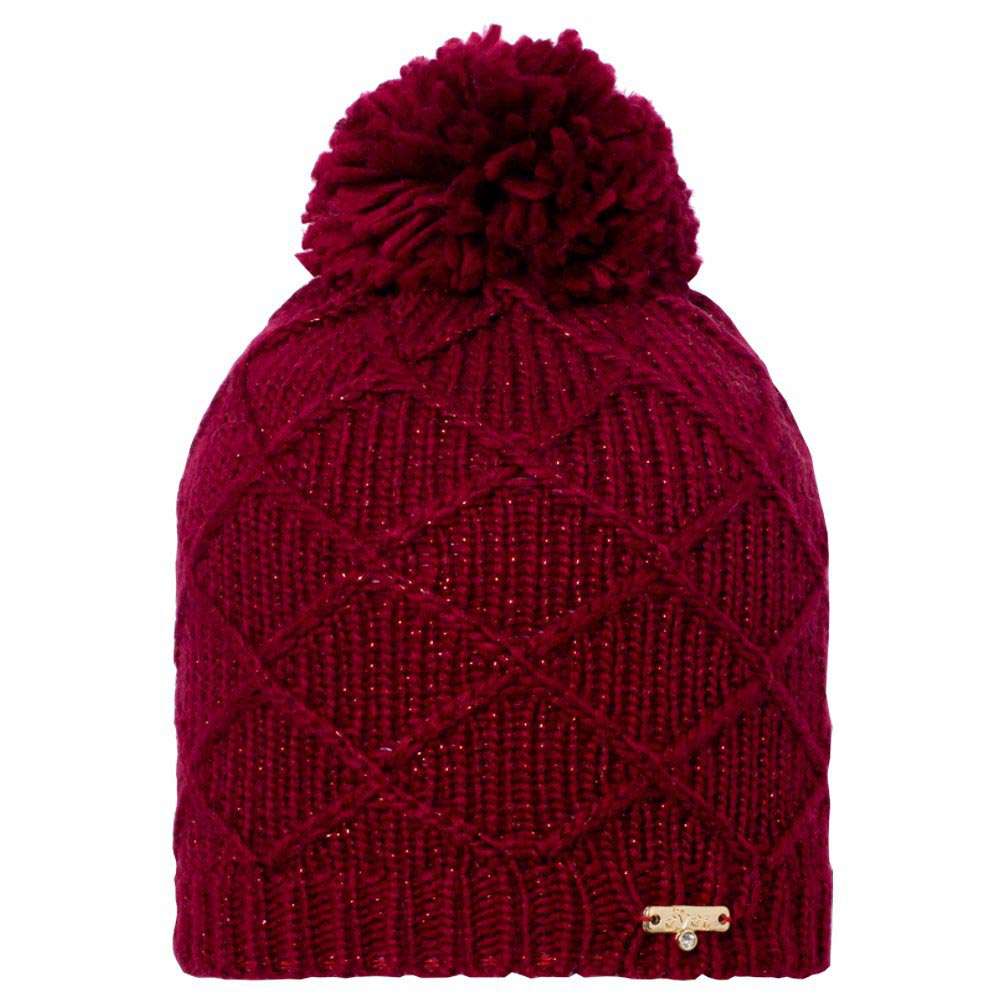 Touca Acrílica Infantil Com Lurex e Pompom - Everly