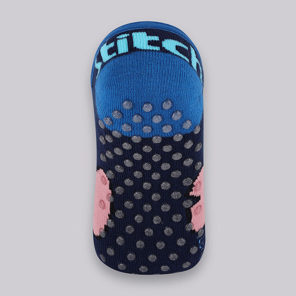 Meia Sapatilha Antiderrapante Infantil Stitch - Lupo
