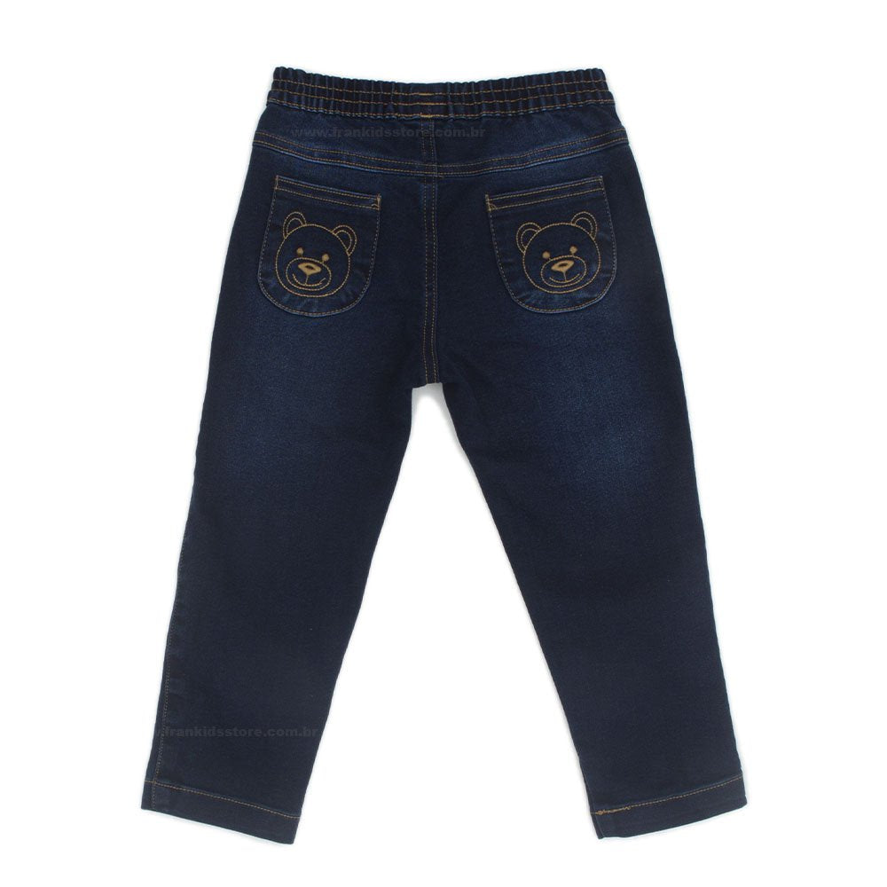 Calça Jeans Comfort Ursinho - Have Fun