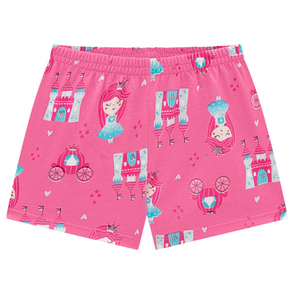 Pijama Infantil Menina Brilha no Escuro Princesa - Kyly