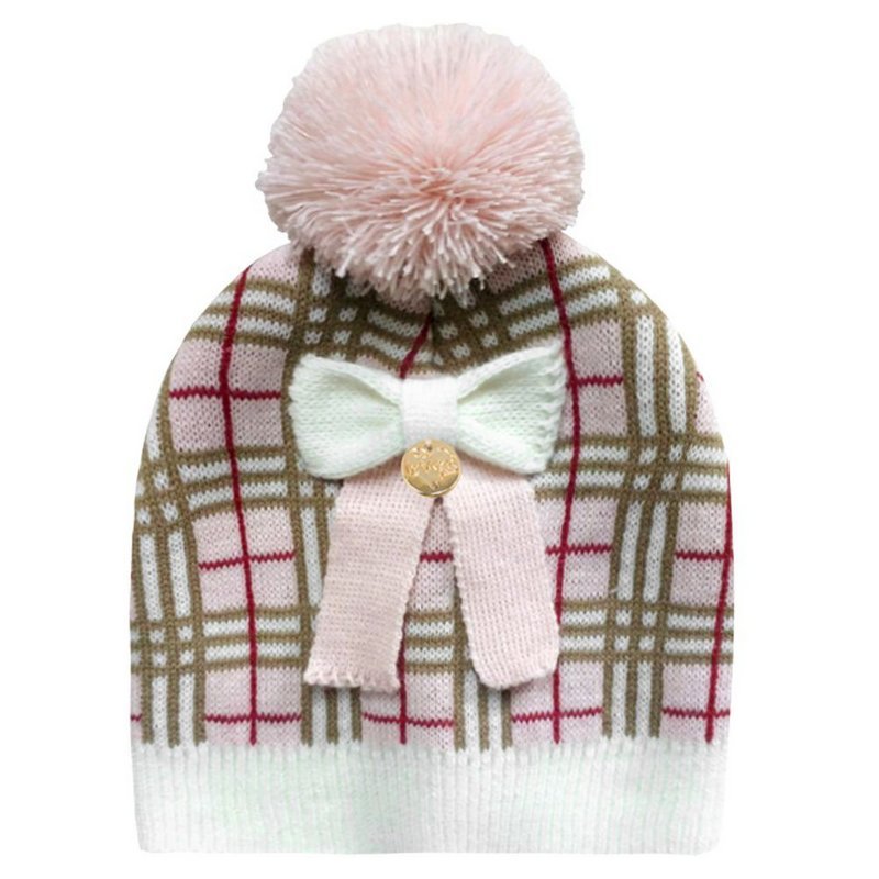 Touca Acrílica Menina Pompom Rosa - Everly