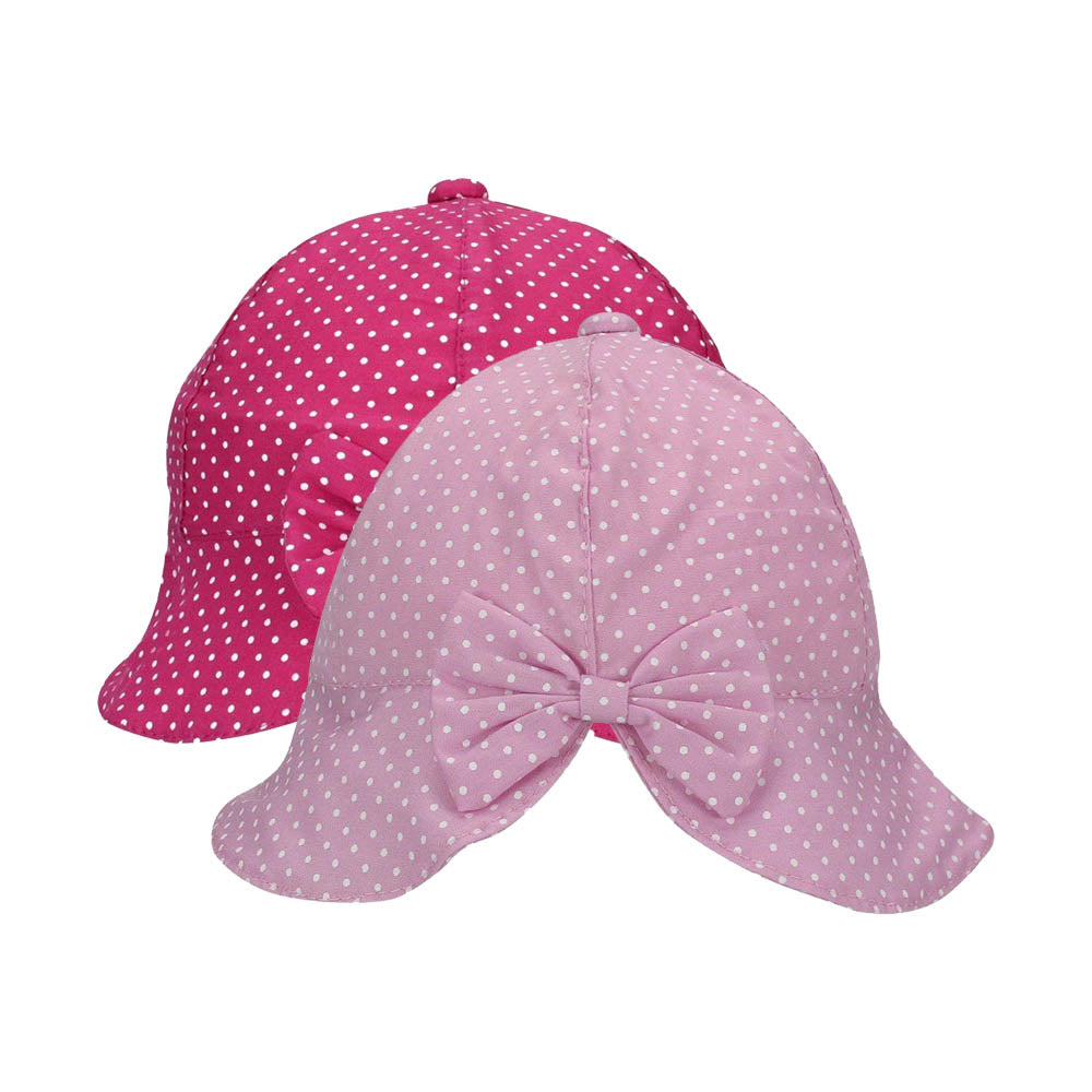 Chapéu Bebê Poá Pink Laço - Everly