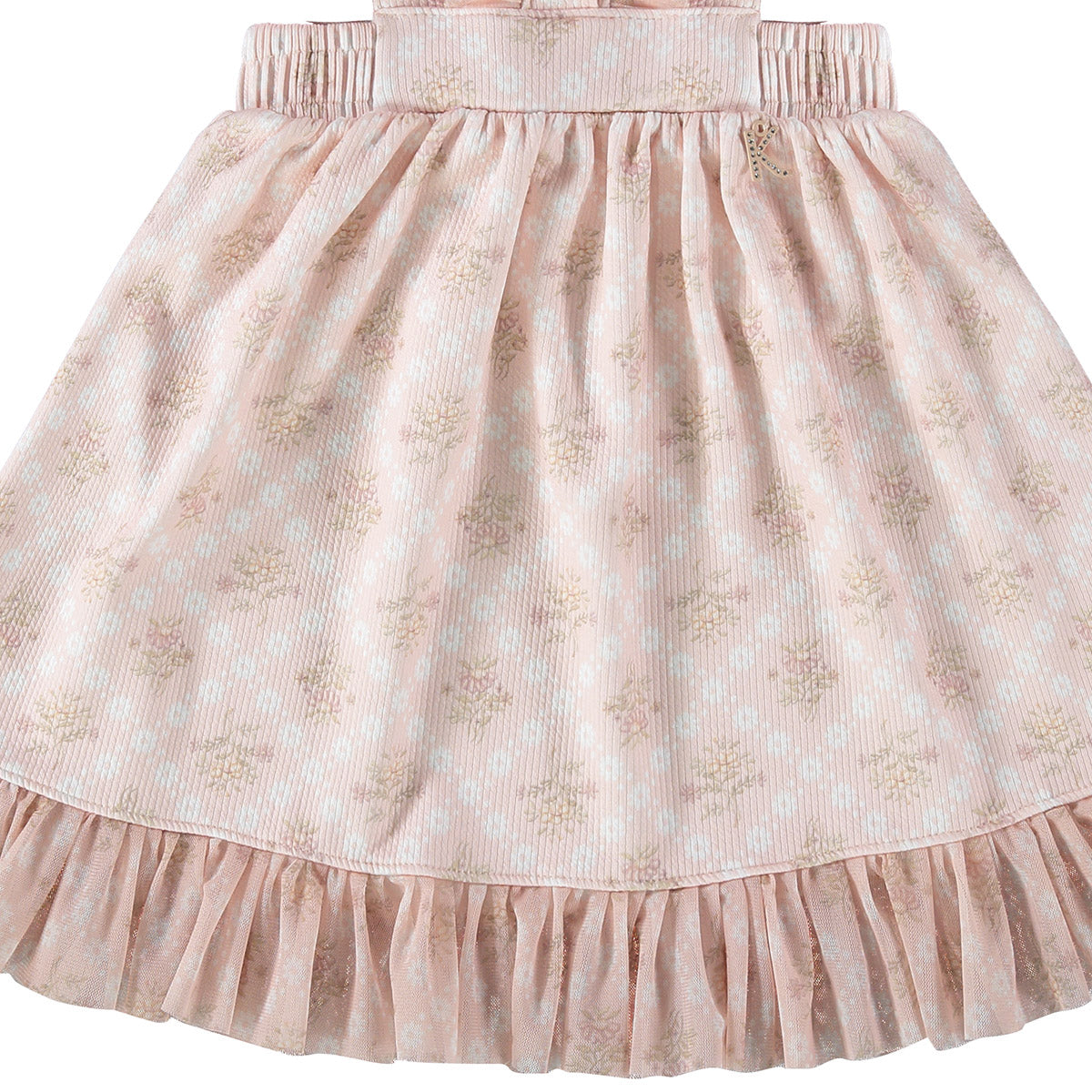 Vestido Infantil em Jacquard Estampado - Kiki Xodó