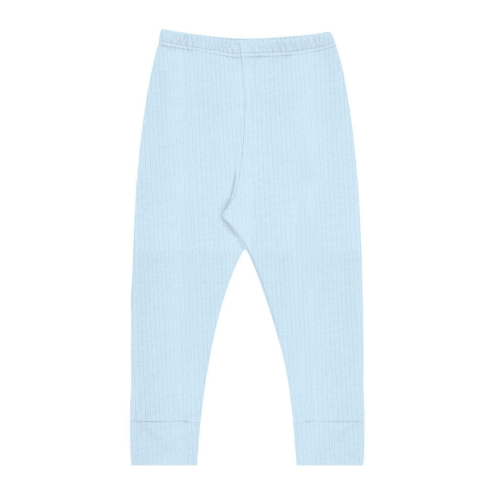 Calça / Mijão Vira Pé Bebê Em Suedine Canelado - Kiko Baby