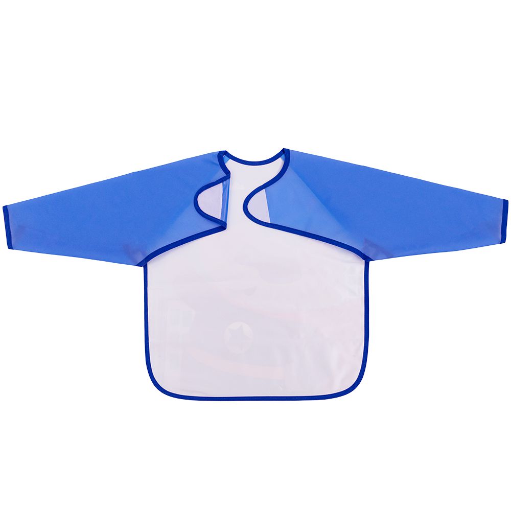 Babador Com Manga Impermeável Para Alimentação Menino - Buba