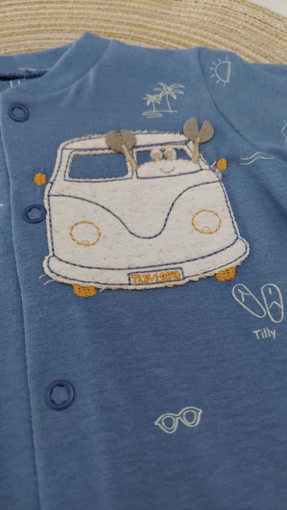 Macacão Bebê Menino Mini Print Tropical - Tilly Baby