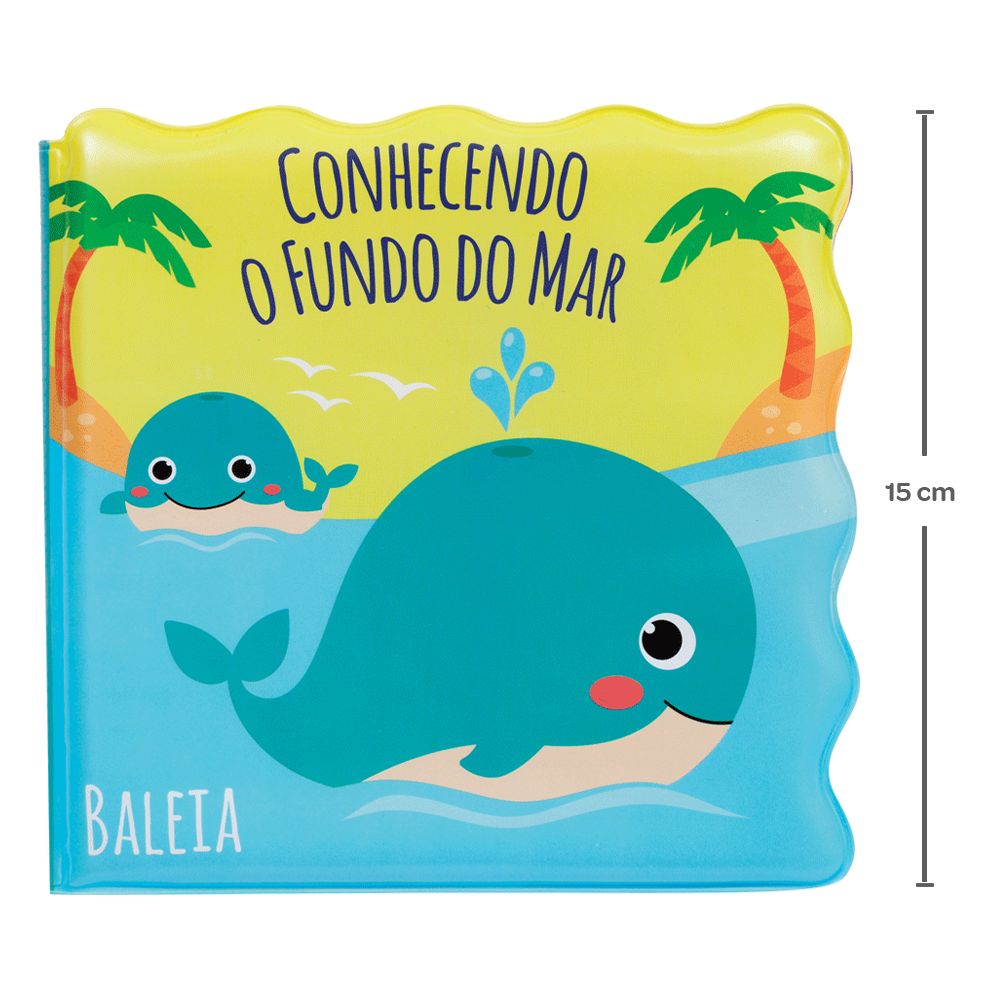 Livro de Banho Bebê Conhecendo o Fundo do Mar - Buba