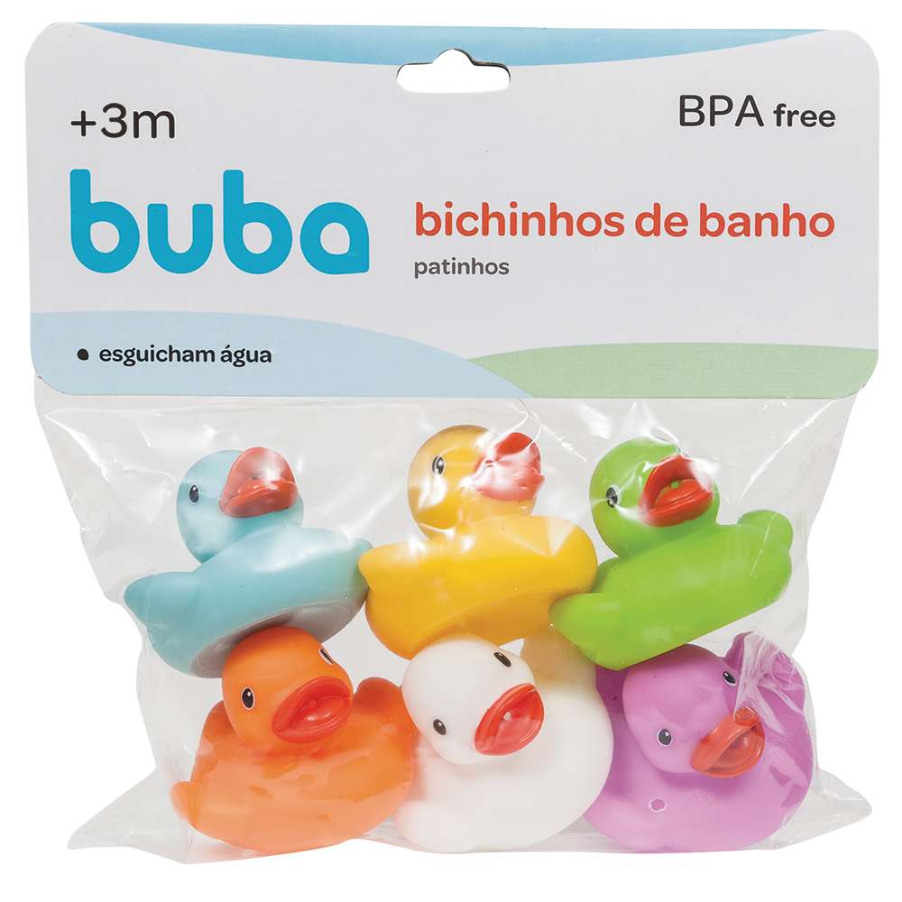Brinquedo de Banho Patinhos Colors - Buba