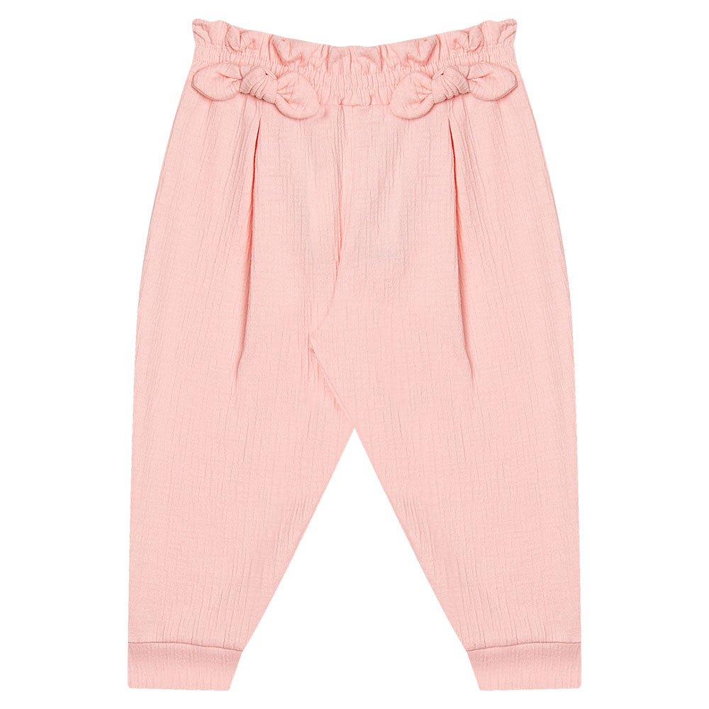 Calça Bebê Menina Clochard Malha Texturizada - Kiko Baby