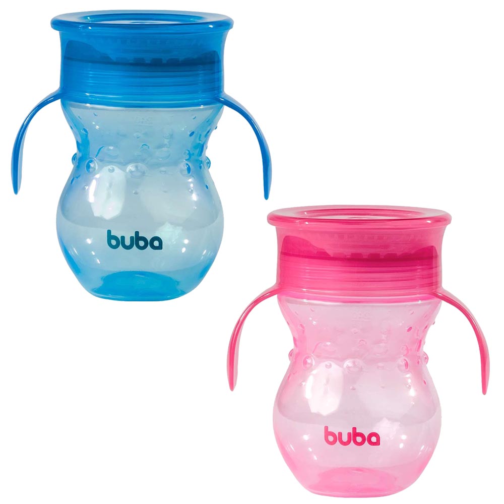 Copo de Transição Antivazamento 360º (12m+) 270ml - Buba