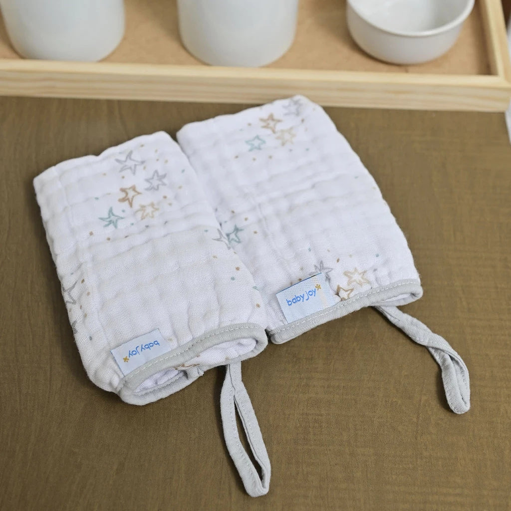 Pano de Boca Soft 2 Unidades Estrelas - Baby Joy