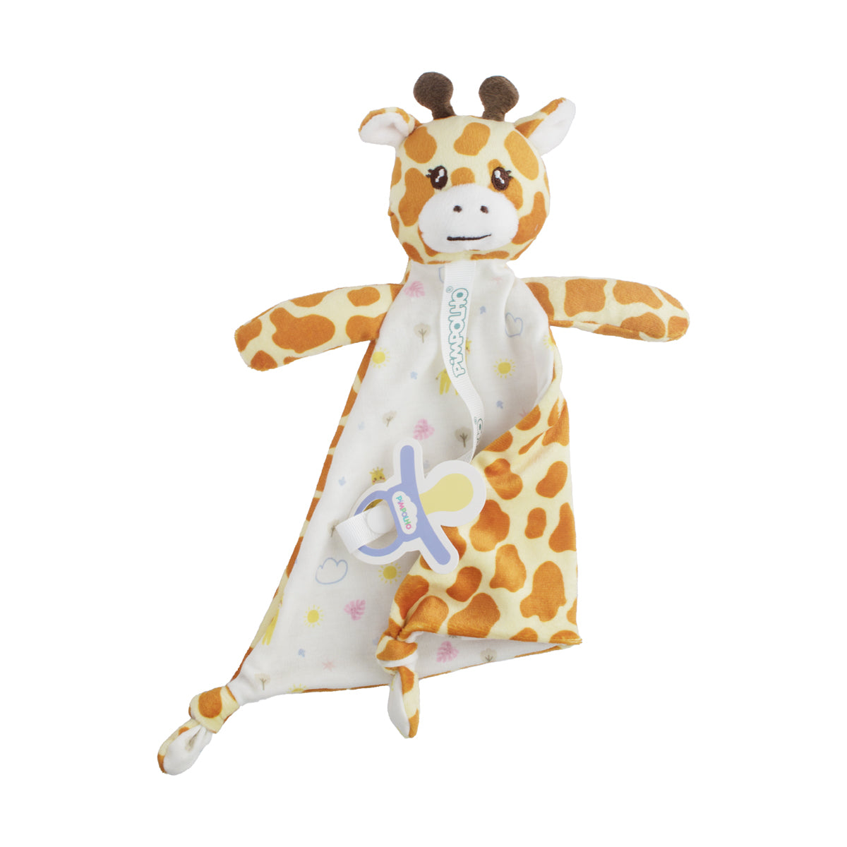 Naninha Bebê Soft Laranja Girafa - Pimpolho