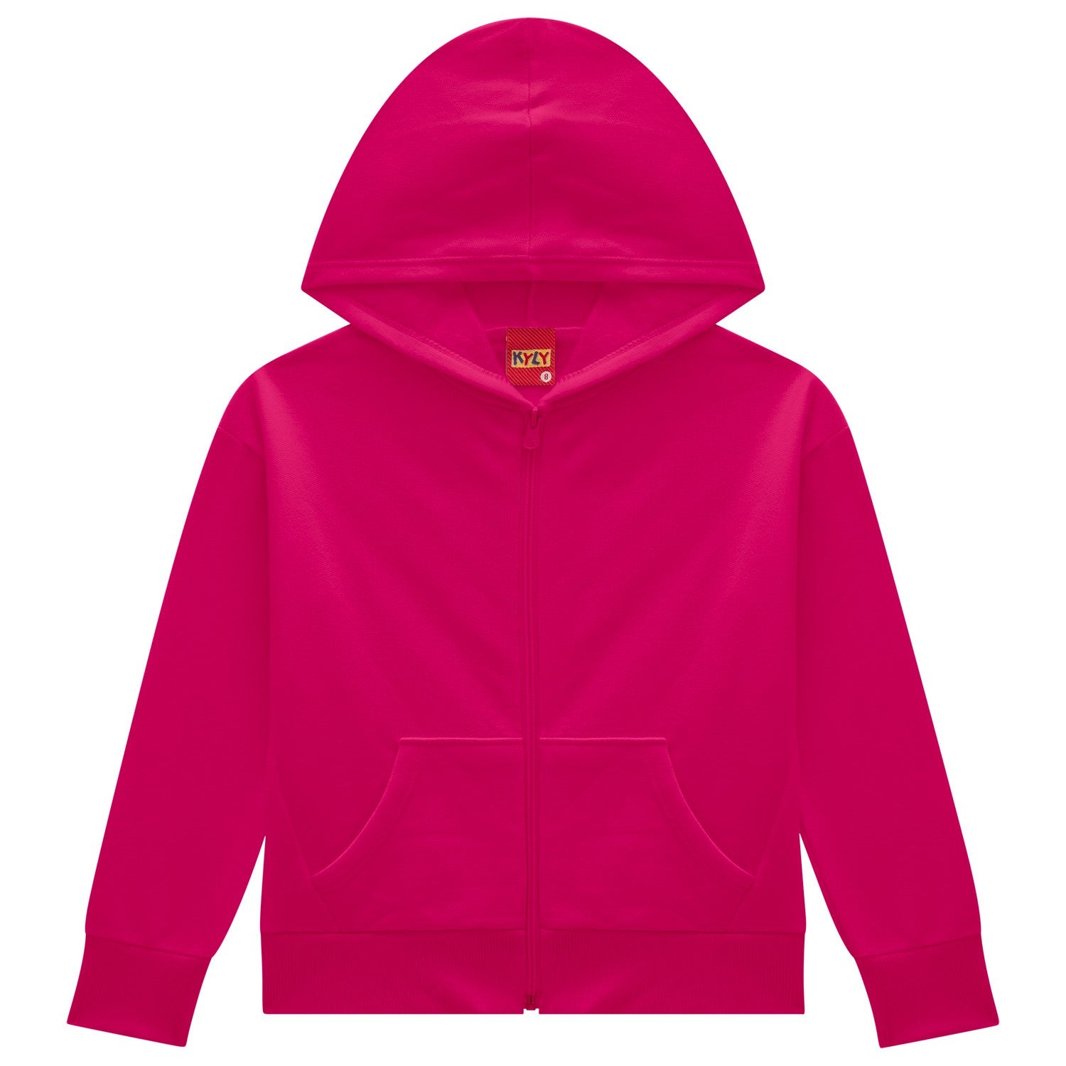 Jaqueta Infantil Unissex Moletom Peluciado Com Capuz - Kyly